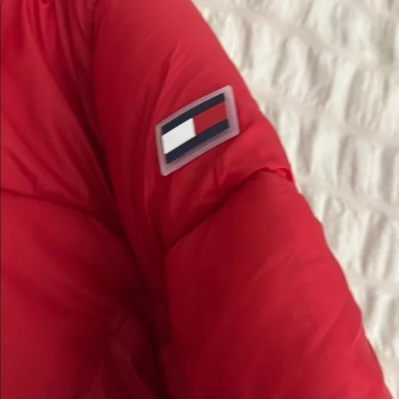 Tommy Hilfiger Vibrant Red Quilted Jacket - Medium NWT - Picture 4 of 10